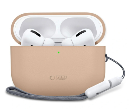 Pozostałe TECH-PROTECT Silicone Do Apple Airpods Pro 3 Caffe Latte 5906302333035